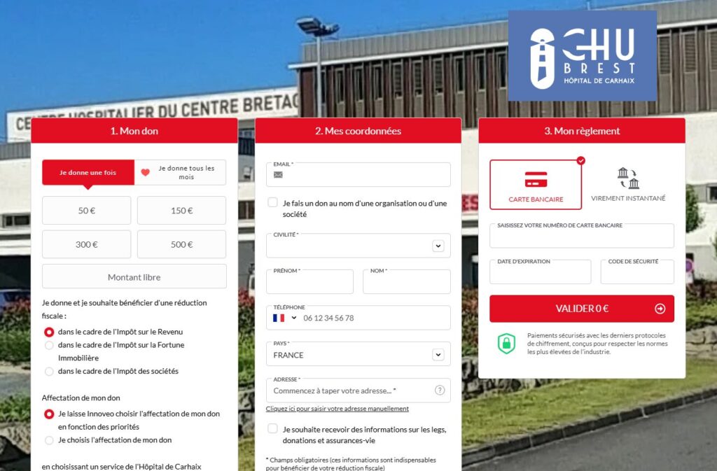 Dons à l&rsquo;hôpital de Carhaix