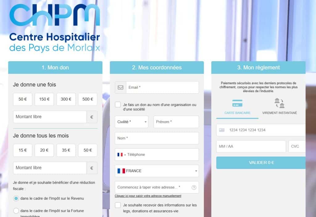 Dons à l&rsquo;hôpital de Morlaix